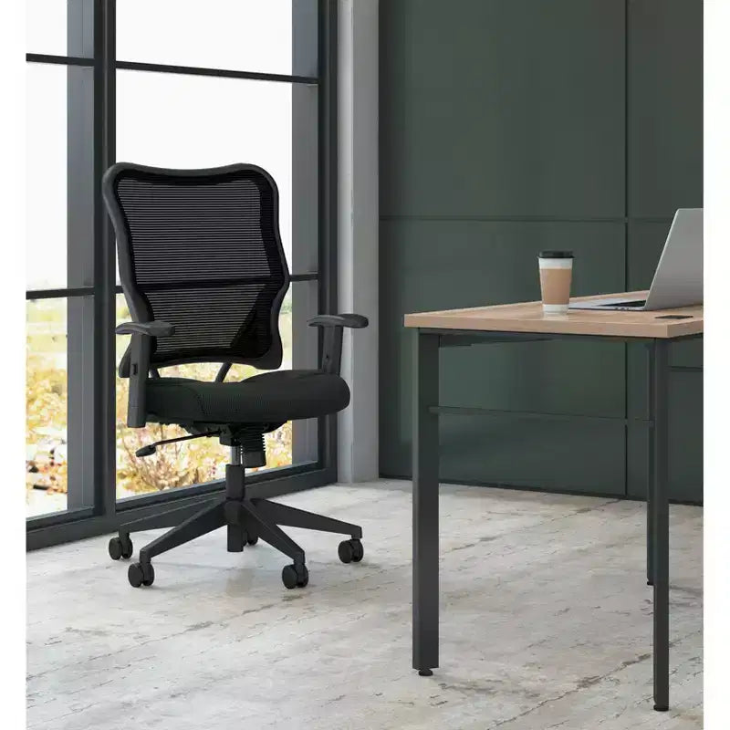 Chaise de travail à dossier haut en maille Wave de HON