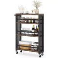 Lantine 4-Tier Slim Rolling Cart