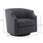 Fauteuil pivotant et planeur cylindrique Comfort Pointe Infinity