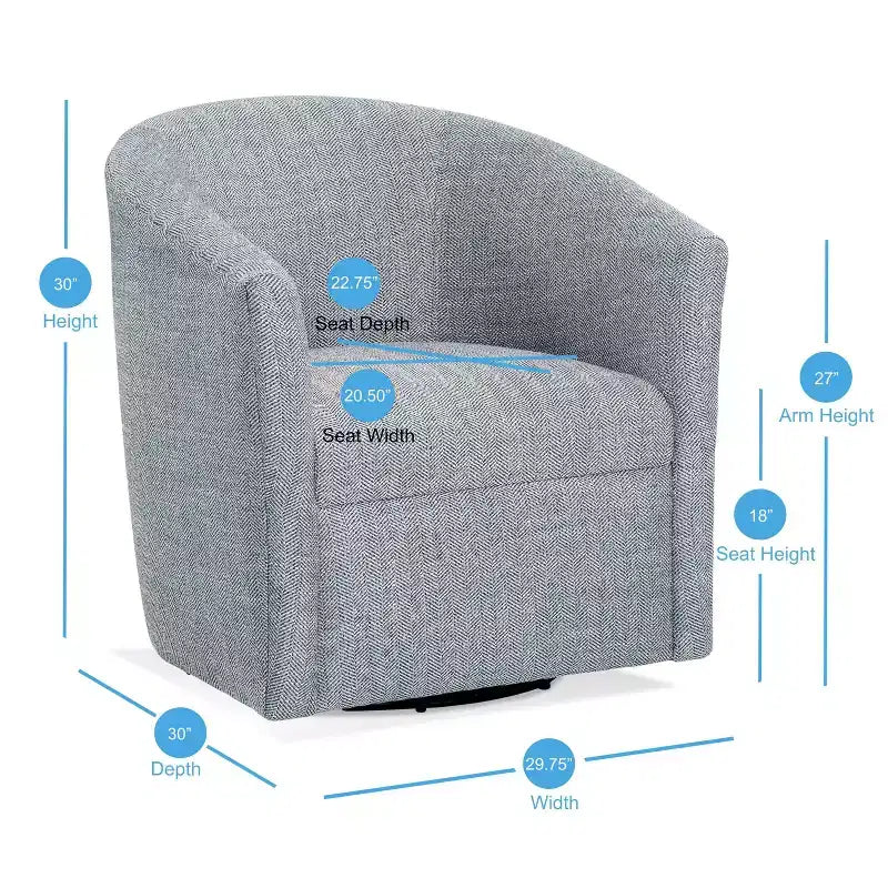 Fauteuil pivotant Comfort Pointe Lynton