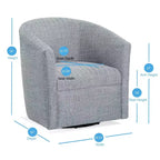 Fauteuil pivotant Comfort Pointe Lynton