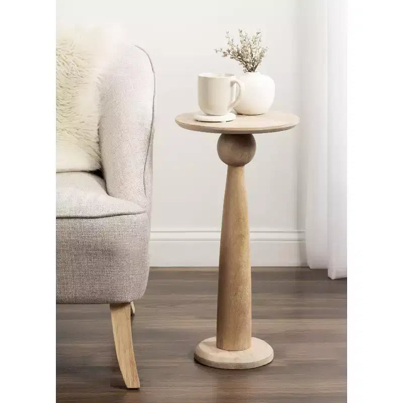 Table d'appoint ronde Jakob par Kate and Laurel
