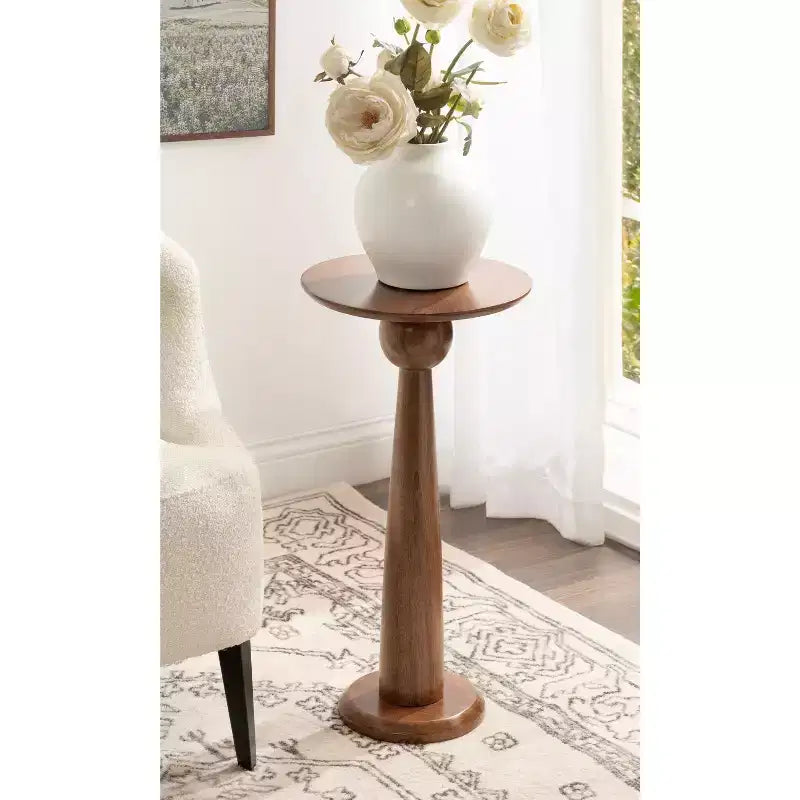 Table d'appoint ronde Jakob par Kate and Laurel