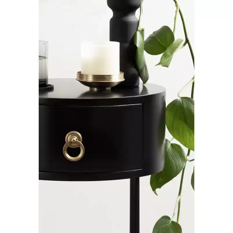 Table d'appoint ronde Glam Decklyn Kate and Laurel