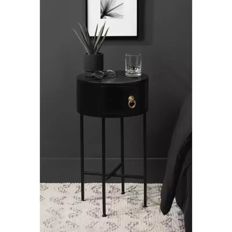 Table d'appoint ronde Glam Decklyn Kate and Laurel