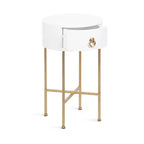 Table d'appoint ronde Glam Decklyn Kate and Laurel