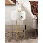 Table d'appoint ronde Glam Decklyn Kate and Laurel