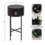 Table d'appoint ronde Glam Decklyn Kate and Laurel