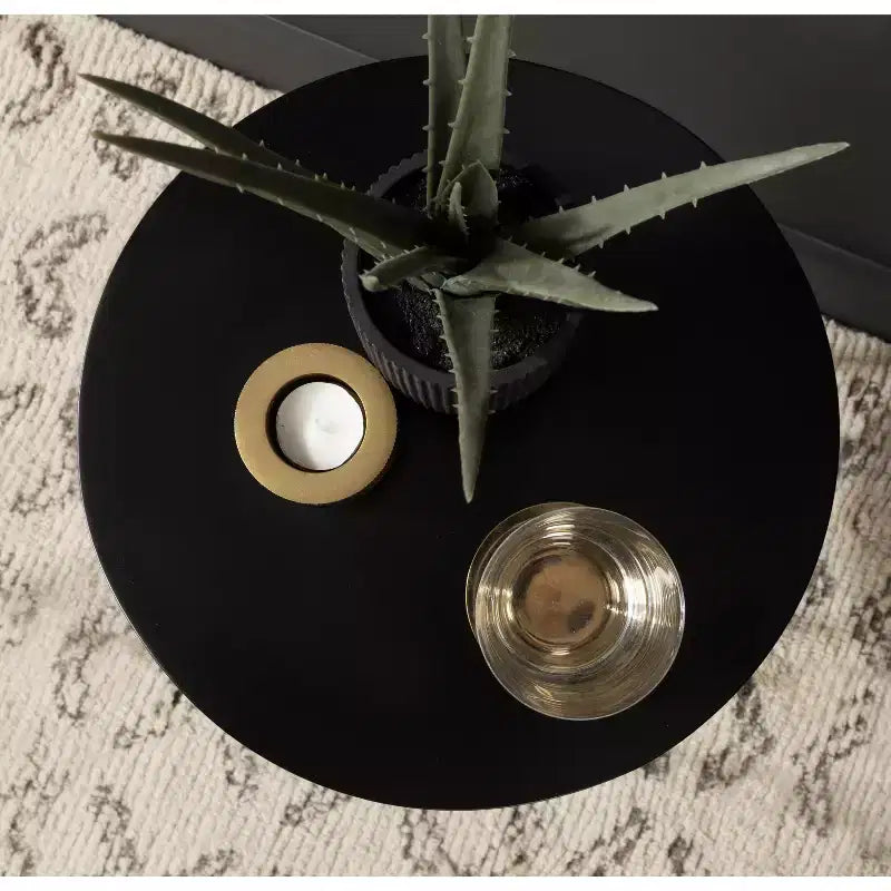 Table d'appoint ronde Glam Decklyn Kate and Laurel
