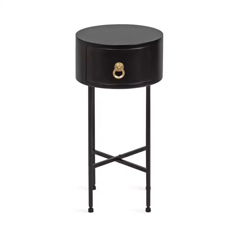 Kate and Laurel Decklyn Glam Round Side Table