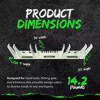 Organisateur de garage Piranha Green Touch pour outils à main, cannes à pêche et coupe-bordures