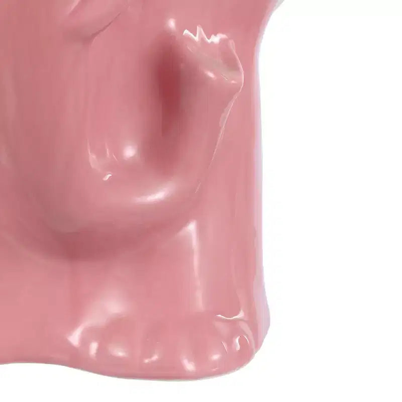 JONATHAN Y Orla 18,5" Tabouret de jardin/table d'appoint en céramique éléphant bohème moderne