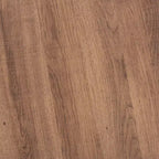Table basse Baxton Studio Umar en bois avec finition noyer et métal noir, style industriel moderne