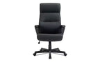 Alera Alera Oxnam Series Chaise de travail à dossier haut, supporte jusqu'à 125 kg, hauteur d'assise de 44,6 à 54,3 cm, assise/dossier noir, base noire