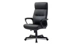 Alera Alera Oxnam Series Chaise de travail à dossier haut, supporte jusqu'à 125 kg, hauteur d'assise de 44,6 à 54,3 cm, assise/dossier noir, base noire