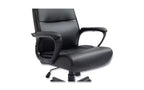 Alera Alera Oxnam Series Chaise de travail à dossier haut, supporte jusqu'à 125 kg, hauteur d'assise de 44,6 à 54,3 cm, assise/dossier noir, base noire