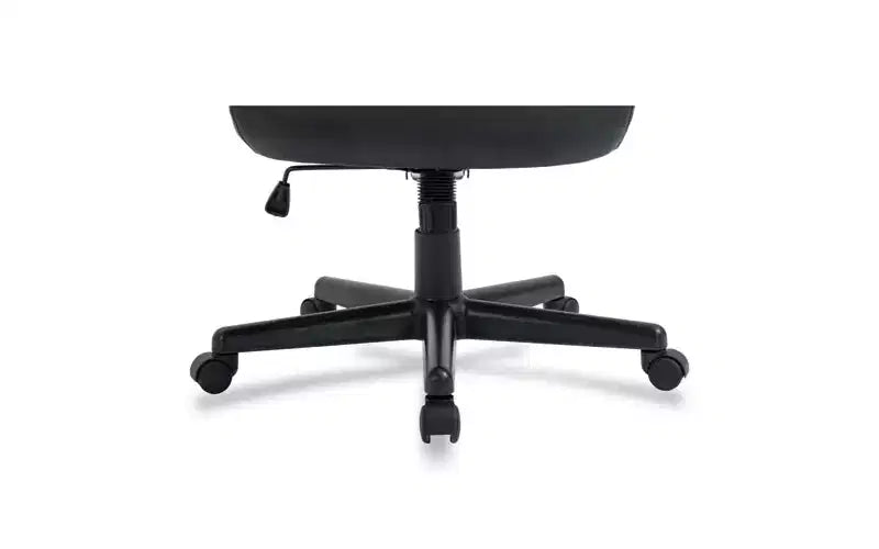 Alera Alera Oxnam Series Chaise de travail à dossier haut, supporte jusqu'à 125 kg, hauteur d'assise de 44,6 à 54,3 cm, assise/dossier noir, base noire