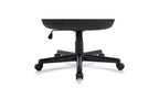 Alera Alera Oxnam Series Chaise de travail à dossier haut, supporte jusqu'à 125 kg, hauteur d'assise de 44,6 à 54,3 cm, assise/dossier noir, base noire