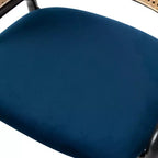 Chaise de salle à manger moderne Ervilla avec cadre noir par LeisureMod, design durable, assise confortable, parfaite pour la cuisine, la salle à manger, le bureau ou le salon