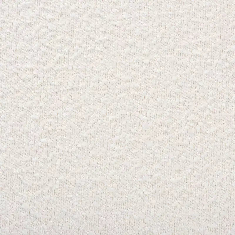 Banc Baxton Studio Rika en tissu bouclé crème et bois finition noyer marron style Japandi