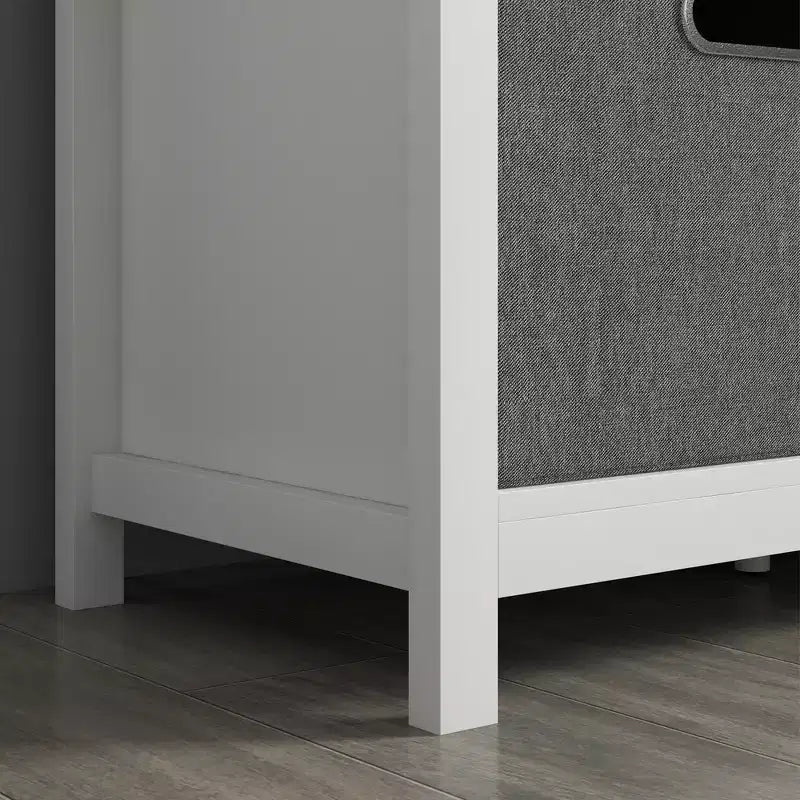 Banc à chaussures HOMCOM avec coussin, banc de rangement d'entrée avec siège rembourré, 2 tiroirs et étagère réglable pour couloir, salon, chambre, blanc