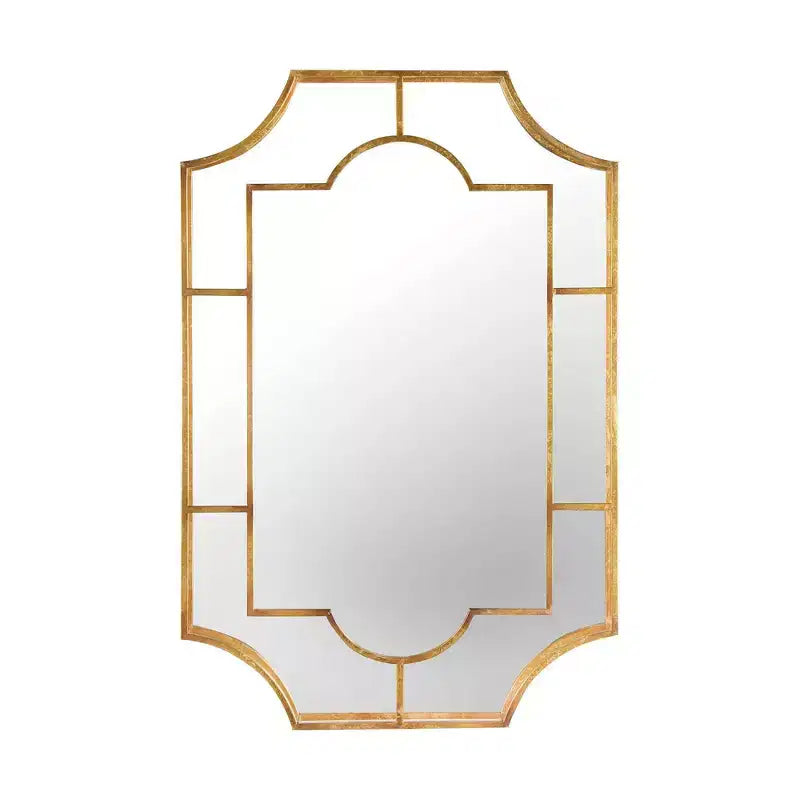Miroir mural encadré en métal vintage de Storied Home