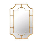 Miroir mural encadré en métal vintage de Storied Home