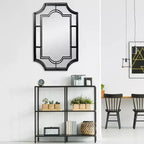 Miroir mural encadré en métal vintage de Storied Home