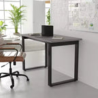 Flash Furniture Redmond, table de conférence commerciale 122 x 61 cm avec plateau épais de 2,54 cm en stratifié double face avec bords en PVC et piétement en U en acier robuste