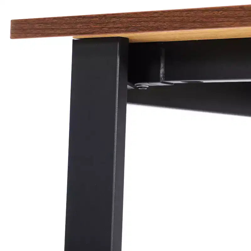 Flash Furniture Redmond, table de conférence commerciale 122 x 61 cm avec plateau épais de 2,54 cm en stratifié double face avec bords en PVC et piétement en U en acier robuste