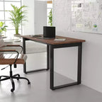 Flash Furniture Redmond, table de conférence commerciale 122 x 61 cm avec plateau épais de 2,54 cm en stratifié double face avec bords en PVC et piétement en U en acier robuste