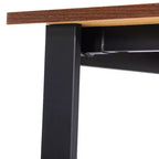 Flash Furniture Redmond, table de conférence commerciale 122 x 61 cm avec plateau épais de 2,54 cm en stratifié double face avec bords en PVC et piétement en U en acier robuste