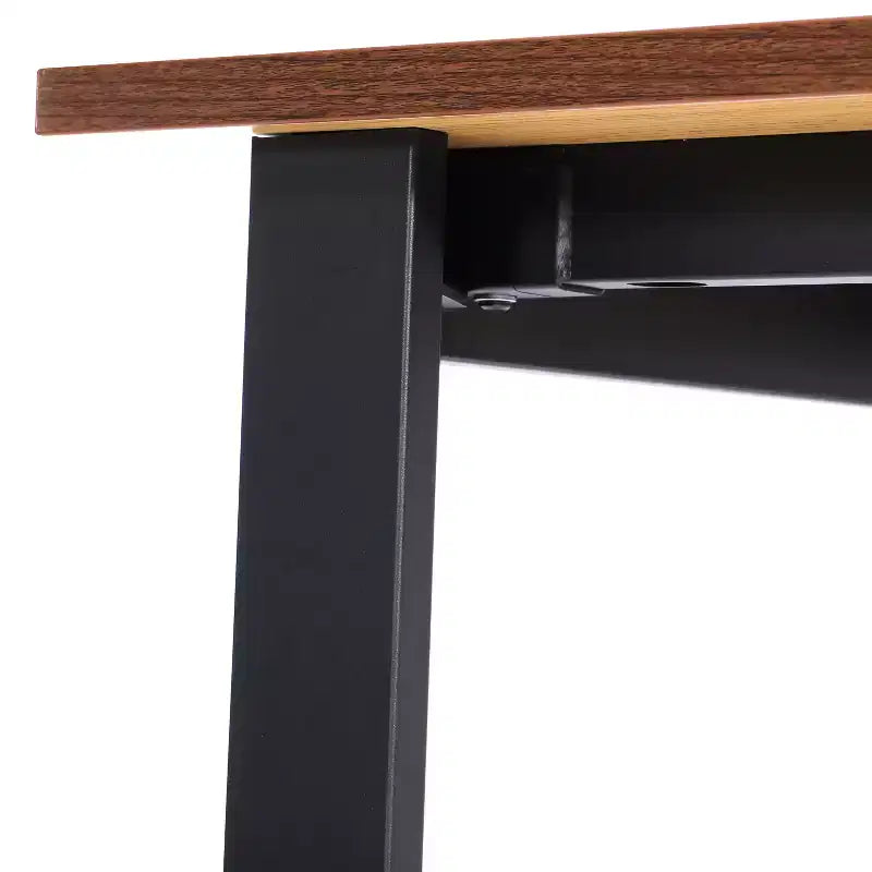 Flash Furniture Redmond, table de conférence commerciale 122 x 61 cm avec plateau épais de 2,54 cm en stratifié double face avec bords en PVC et piétement en U en acier robuste