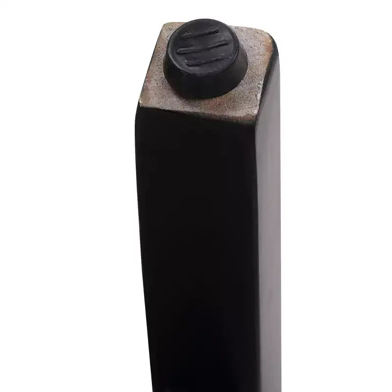 Tabouret de bar WestinTrends 29 avec assise rembourrée en forme de selle (lot de 2), noir/bleu marine