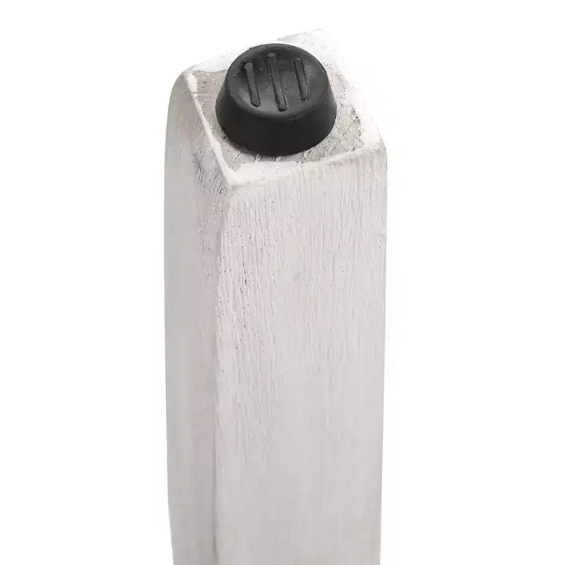 WestinTrends 29 Tabouret de bar sans dossier rembourré en forme de selle, Blanc antique/Gris