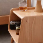 Table de chevet Dovelina à LED avec station de recharge sans fil