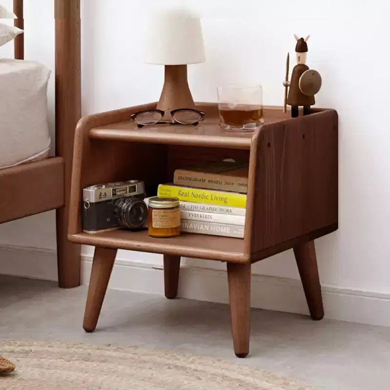 Table de chevet Dovelina à LED avec station de recharge sans fil