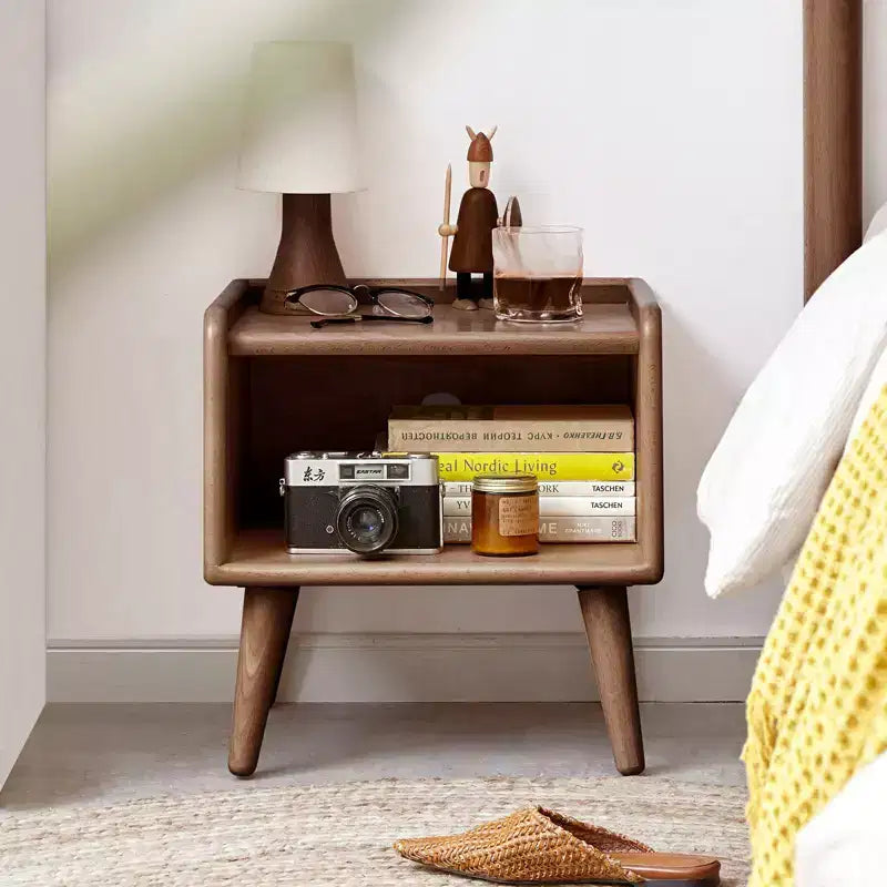 Table de chevet Dovelina à LED avec station de recharge sans fil