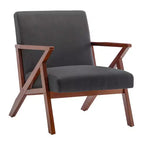 Breighton Home Prenez place Fauteuil d'appoint de salon moderne du milieu du siècle Cliff