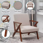 Breighton Home Prenez place Fauteuil d'appoint de salon moderne du milieu du siècle Cliff