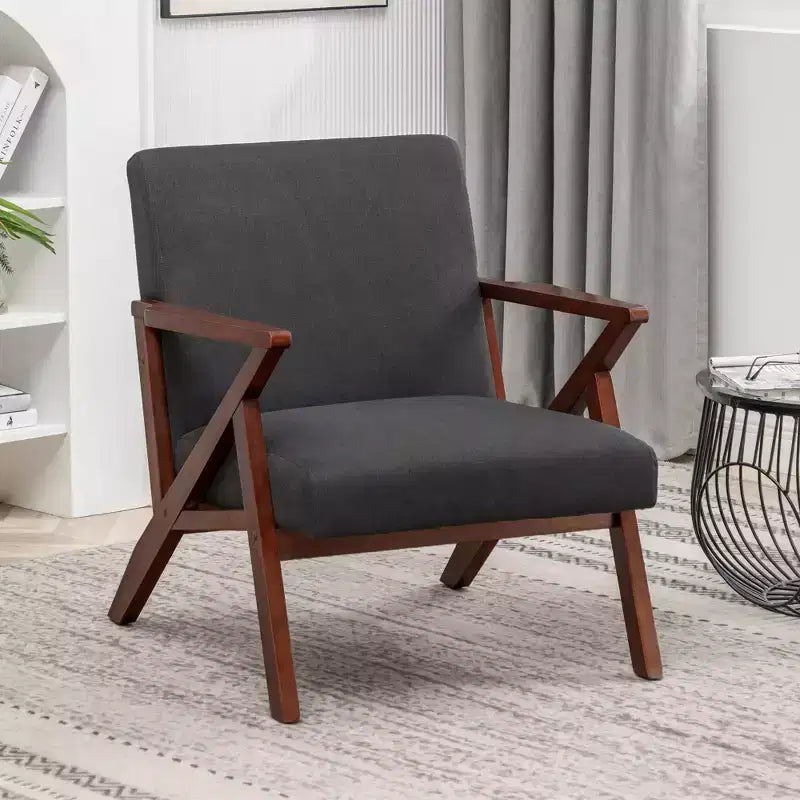 Breighton Home Prenez place Fauteuil d'appoint de salon moderne du milieu du siècle Cliff
