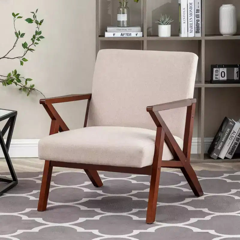 Breighton Home Prenez place Fauteuil d'appoint de salon moderne du milieu du siècle Cliff