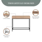 Table console Ren Home Jarrel à 2 tiroirs