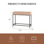 Table console Ren Home Jarrel à 2 tiroirs