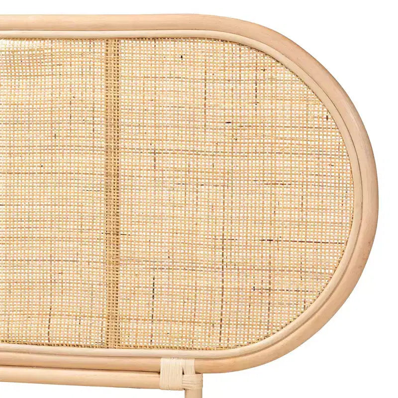 bali & pari Tête de lit indépendante en rotin, style bohème moderne, Reegan
