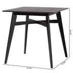 Table de pub en bois à hauteur de comptoir Leena Baxton Studio