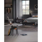 VASAGLE Collection EKHO - Banc pour entrée ou chambre à coucher, Cuir synthétique avec surpiqûres, Banc ottoman avec pieds en acier