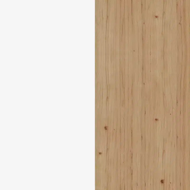 Bibliothèque à plusieurs niveaux en bois Ren Home Rakel, chêne et blanc