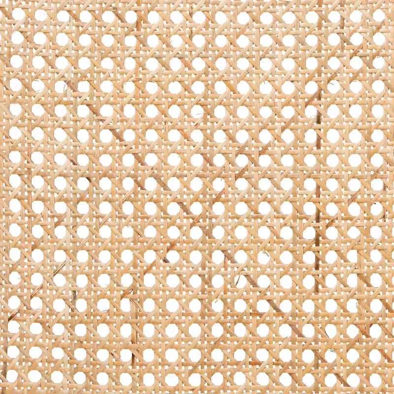 Lot de 2 chaises de salle à manger Baxton Studio Neah Japandi en bois blanc et rotin naturel