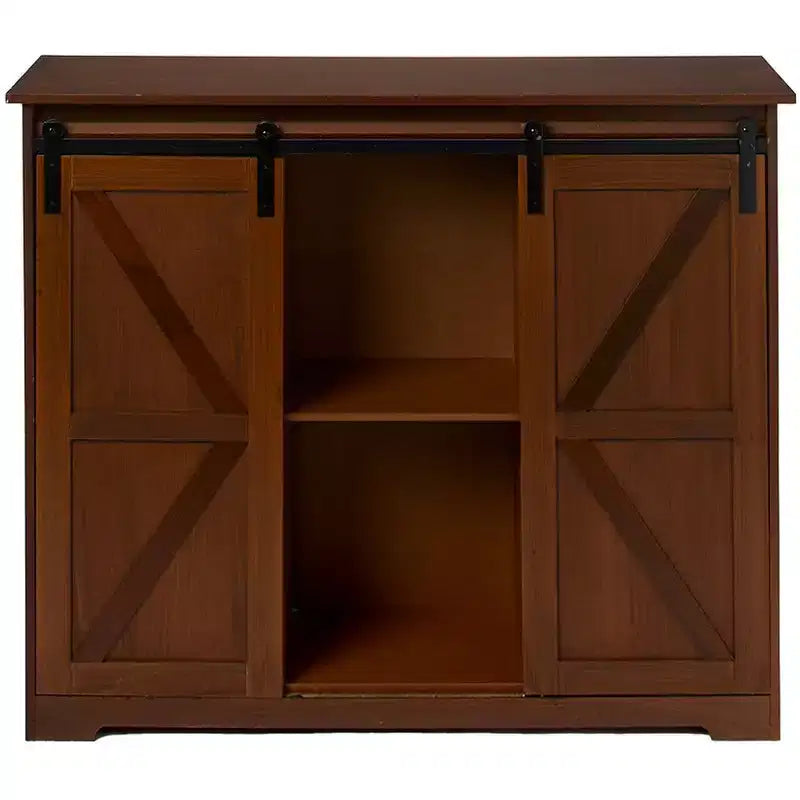The Lakeside Collection Barn Door-Style Buffet Cabinets